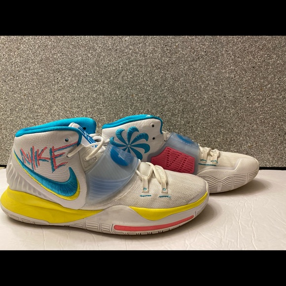 Nike Kyrie 6 Neon Graffiti Shoe - Picture 4 of 9